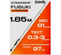 Спиннинг DaYo Fubuki 1.85м 0,3-3гр 15101-033-1,85