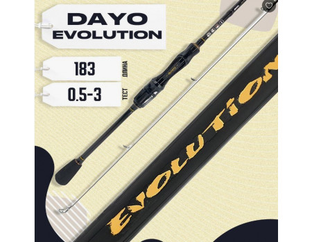 Спиннинг DAYO Evolution 0.5-3гр 1,83м 16117-0,53-1,83