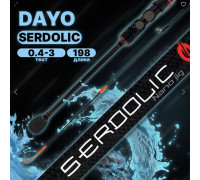 Спиннинг DAYO Serdolic 0.4-3гр. 1,98м. 16128-0.4/3-1.98
