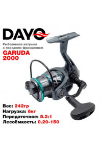 Катушка DaYo Garuda 20 4+1BB GR5.2:1 MD6кг W240гр ЗШ 292502-20