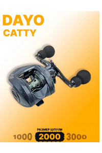 Катушка DaYo мулт. Catty 20 3+1BB GR6.3:1 MD6кг W205гр 270401-L