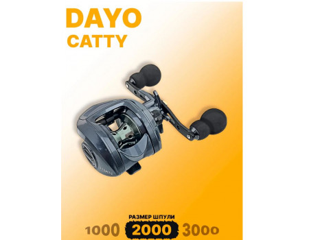 Катушка DaYo мулт. Catty 20 3+1BB GR6.3:1 MD6кг W205гр 270401-L