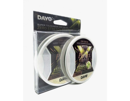 Шнур DaYo Perfect X4 PE 0.18мм 9кг 100м  634210-18