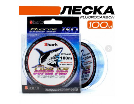 Леска Shark fluorine super pro 100м 0,23мм 11.00кг