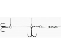 Стингер VIDO CRAFT титановая  ХL со спиралью JIG Spring Soft Baits