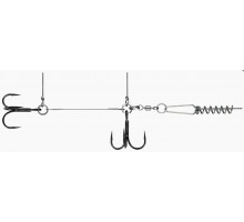 Стингер VIDO CRAFT титановая  ХL со спиралью JIG Spring Soft Baits