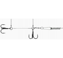 Стингер VIDO CRAFT титановая  М со спиралью JIG Spring Soft Baits