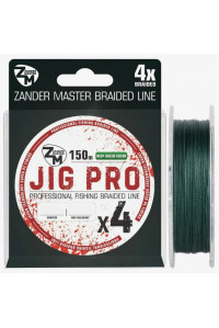 Шнур Zander Master Jig Pro 0.16 мм. 9.20 кг150 м. deep green